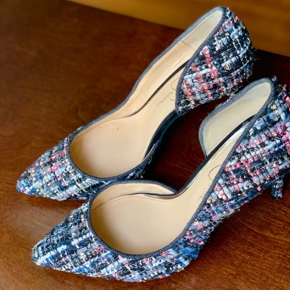 Zara Shoes - Jessica Simpson Tweed Heels Zara Shoes - Jessica Simpson Tweed Heels
